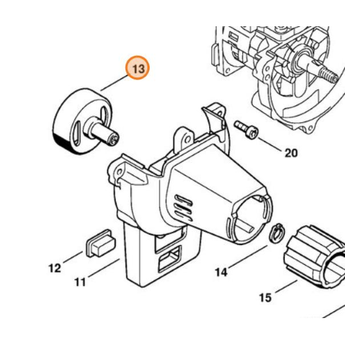 STIHL TAMBURO CAMPANA FRIZIONE PER DECESPUGLIATORE FS 76 ORIGINALE