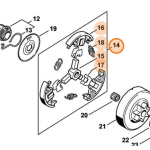STIHL FRIZIONE CENTRIFUGA PER MOTOSEGA MS 311 MS 391 ORIGINALE