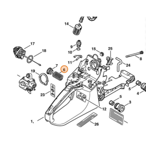 STIHL MOLLA ANTIVIBRANTE AMMORTIZZATORE PER MOTOEGA MS 270 280 ORIGINALE