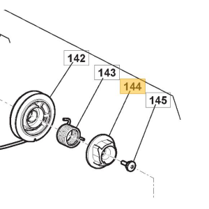 STIGA ALPINA ROCCHETTO AVVIAMENTO PER MOTOSEGA SPR 276 AC 27 T E ALTRI ORIGINALE