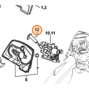 STIHL LEVA ARIA PER MOTOSEGA MS 150 TC C MS 151 TC C ORIGINALE