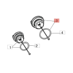 EFCO TAPPO SERBATOIO CARBURANTE MOTOSEGA MTT 2500 3600 GST 250 360 ORIGINALE