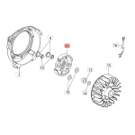 EFCO FRIZIONE COMPLETA PER DECESPUGLAITORE DSH 400 4000 500 5000 ORIGINALE
