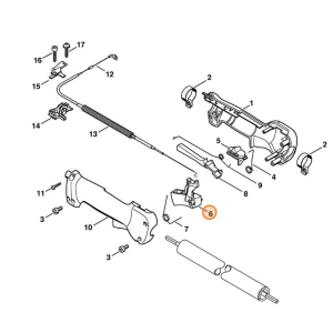 STIHL GRILLETTO ACCELERAZIONE DECESPUGLIATORE FS 120 200 250 R FR 450 480 ORIGINALE