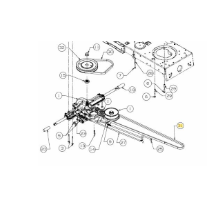 CINGHIA TRASMISSIONE VARIATORE TRATTORINO RASAERBA MTD CUB CADET 68.90" POLY 754-04001A