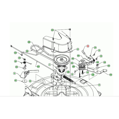 ASTA DI GUIDA MTD CUB CADET MINIRIDER 647-05028