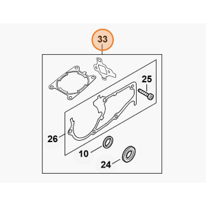 STIHL SERIE GUARNIZIONI VITI E PARAOLI PER MOTOSEGA MS 462 C-M ORIGINALI