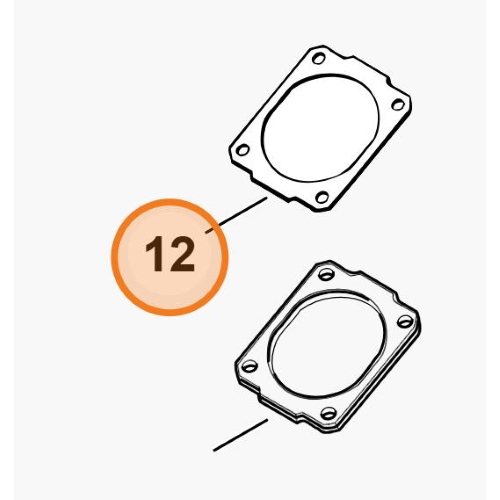 STIHL Guarnizione Cilindro 0.5 mm Motosega 024 026 028 MS 240 260 Originale