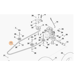 STIHL VIKING Cinghia trasmissione trattorino MT RT 4097 4112 5097 6112 6127 Originale
