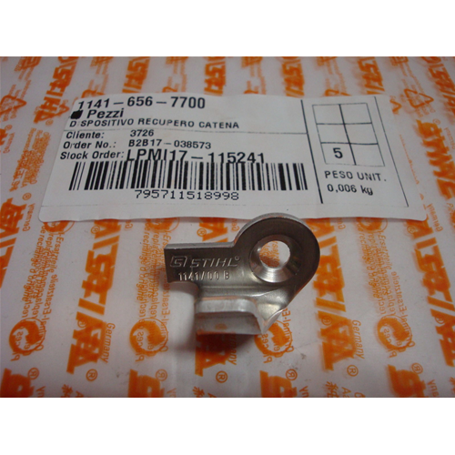 STIHL DISPOSITIVO RECUPERO CATENA MOTOSEGA MS 261 271 291 MSA 160 MSE 170 ORIGINALE