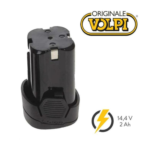 VOLPI BATTERIA AL LITIO 14,4 V 2,0 AH PER POTATORI FORBICI POMPE ORIGINALE