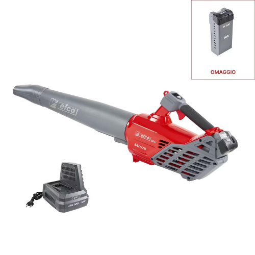 EFCO SOFFIATORE SAI 570 PROFESSIONALE CON KIT BATTERIA Bi 540 E CARICATORE INCLUSI