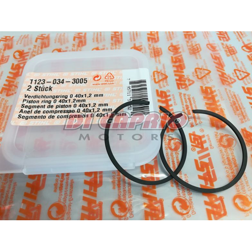 STIHL COPPIA FASCE ELASTICHE Ø 40x1,2 MM MS 210 211 230 FR FS 230 350 