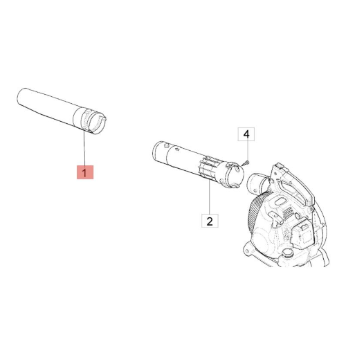 TUBO PER SOFFIATORE SA 2700 SA 2700 BP SA 3000 