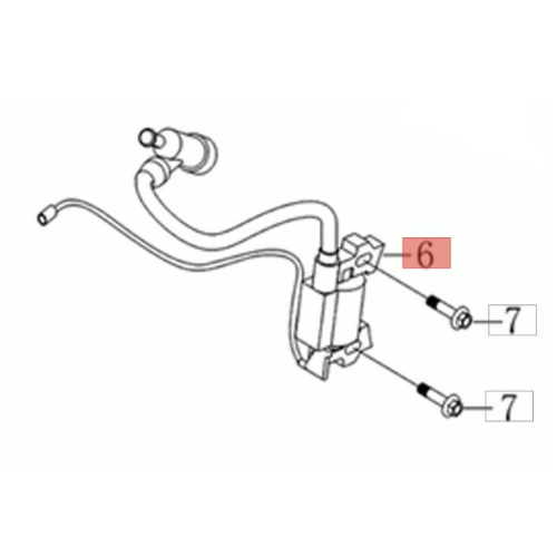 BOBINA PER MOTORE K800 H, MZ 2075 RKS MZ 2098 RKS