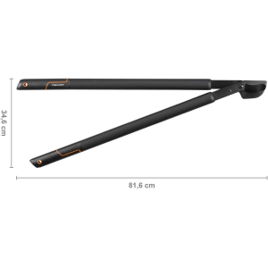 FISKARS TRONCARAMI 82 CM TAGLIO 40MM LAMA BYPASS A UNCINO PER LEGNO VERDE