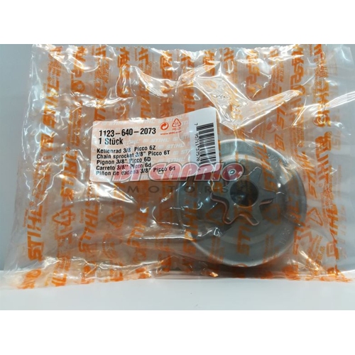 STIHL CAMPANA FRIZIONE 3/8" PICCO 6 DENTI MOTOSEGA MS 171 181 210 211 230 250 ORIGINALE