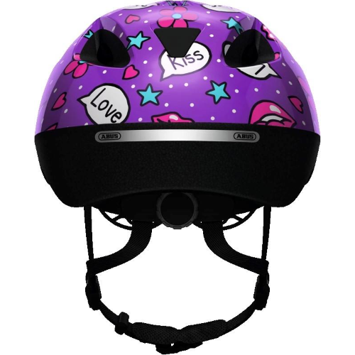 Casco Bici Bambina Viola Tg S 45-50 CM ABUS SMOOTY PURPLE KISS
