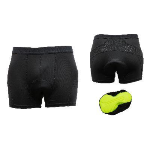 SOTTOPANTALONCINI BICI JASON JET CON FONDELLO UOMO TG.XL NERI  