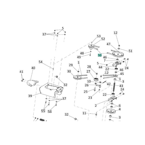 CINGHIA XPA 1207 6T67 EUROSYSTEMS MULTI ATTREZZO P70 P70 EVO