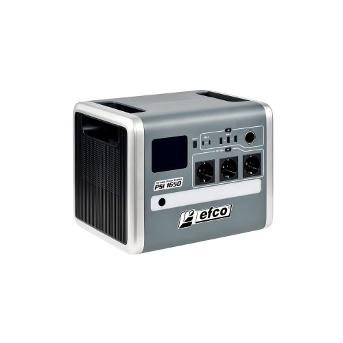 POWER STATION PORTATILE EFCO PSI 1650 BATTERIA AL LITIO 51,2V 20AH 1024Wh 1650W