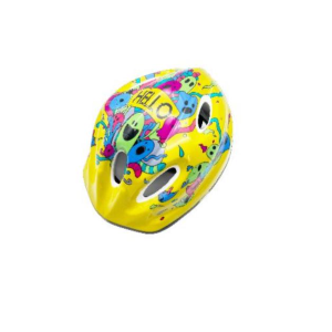 ATALA CASCO BICI MTB HELLO YELLOW GIALLO BIMBO BIMBA 52-56 CM 