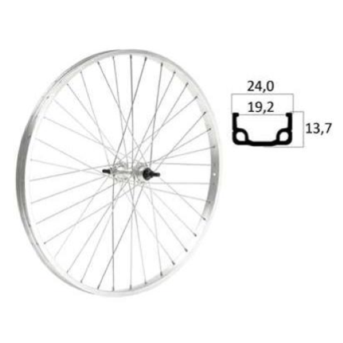 RUOTA POSTERIORE 28X5/8-3/8 7 VELOCITA' CUSCINETTI SENZA DADO
