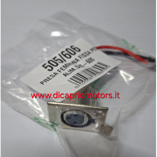 PRESA FEMMINA PER SCATOLA ALIMENTATORE ABBACCHIATORE VOLPI OLYTECH 505-605