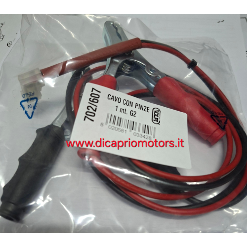 CAVO CON PINZE PER ALIMENTATORE ABBACCHIATORE SCUOTITORE VOLPI OLYTECH