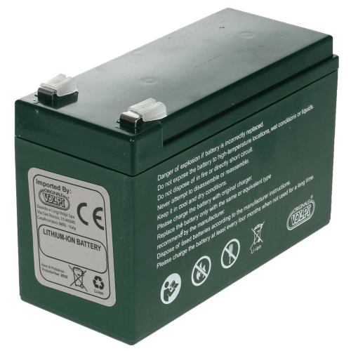 BATTERIA VOLPI AGLI IONI DI LITIO 12V 8AH 88,8Wh PER POMPA IRRORATRICE V-BLACK