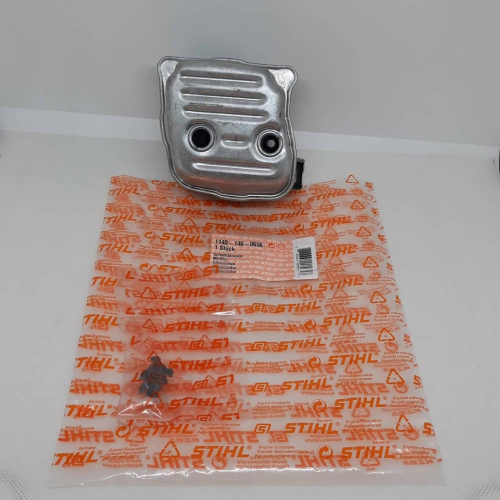 STIHL SILENZIATORE COMPLETO DI TAPPI PER MOTOSEGA MS 311 391 ORIGINALE