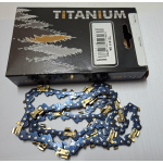TITANIUM CATENA MOTOSEGA POTATURA 1/4" 60 MG 1,3 MM DENTE RINFORZATO MTT 2500 GST 250