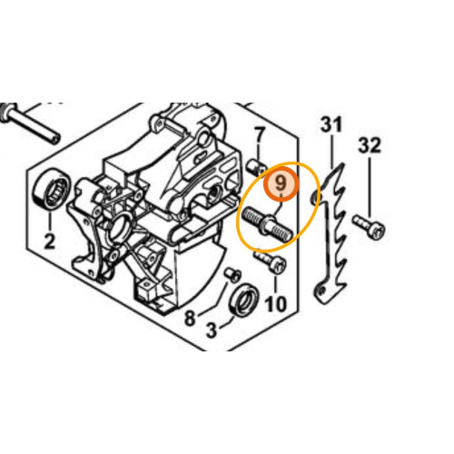 STIHL PRIGIONIERO PER MOTOSEGA MS 200 MS 200 T ORIGINALE