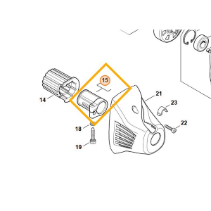 STIHL FASCETTA DI SERRAGGIO GIUNTO ASTA DECESPUGLIATORE FS 240 260 460 ORIGINALE