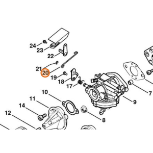 STIHL ASTA REGOLAZIONE MOTOSEGA 08 070 090 ORIGINALE