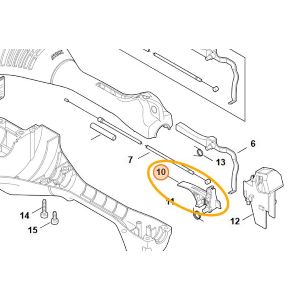 STIHL LEVA GRILLETTO ACCELERAZIONE DECESPUGLIATORE FS 38 45 55 KM 55 ORIGINALE