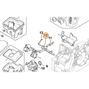 STIHL ALBERO DI COMANDO PER MOTOSEGA 017 018 MS 170 180 ORIGINALE