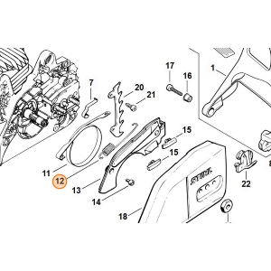STIHL MOLLA TRAZIONE FRENO MOTOSEGA 021 023 025 MS 210 230 250 ORIGINALE