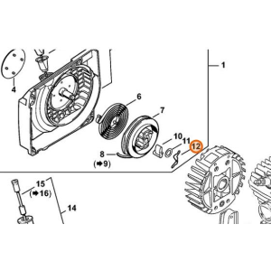 STIHL MOLLA DOPPIA PER SALTERELLO AVVIAMENTO MOTOSEGA 