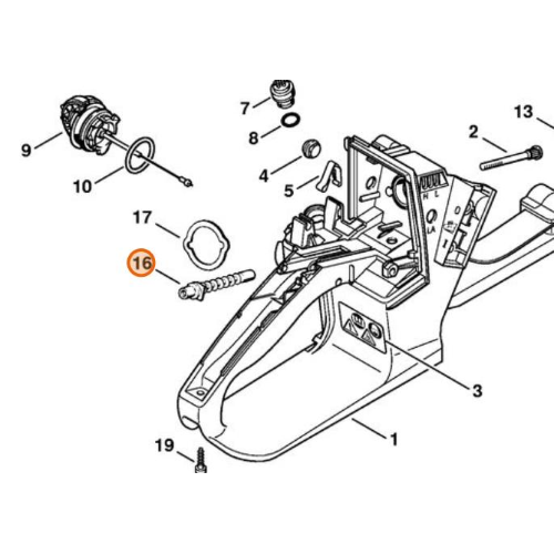 STIHL TUBO IMPULSO PER MOTOSEGA 024 026 MS 240 260 ORIGINALE