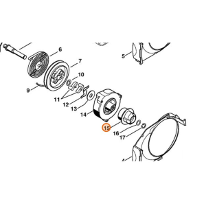 STIHL ROCCHETTO PULEGGIA SECONDARIA MS 210 230 250 C BE AVVIAMENTO FACILITATO