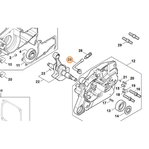 STIHL TUBO FLESSIBILE MOTOSEGA 024 034 036 066 MS 240 260 362 460 550i 660 881