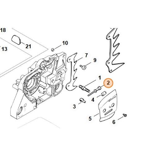 STIHL VITE TENDICATENA PER MOTOSEGA 038 ORIGINALE