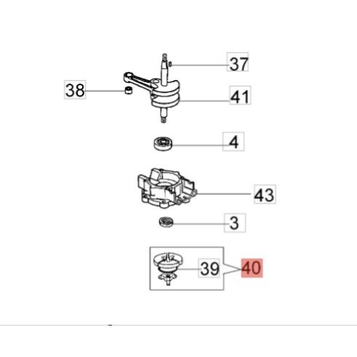 FRIZIONE MOTOTRIVELLA EFCO OLEOMAC TR 1540 TR 1551 D. 67 MM