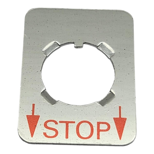 STIHL TARGHETTA STOP MOTOSEGA 08 S 031 032 041 070 090 ORIGINALE