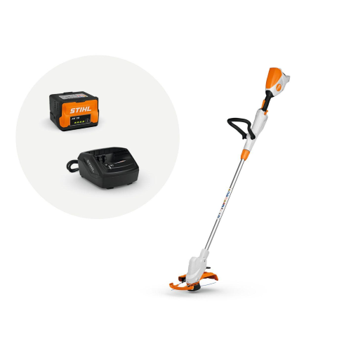 STIHL DECESPUGLIATORE FSA 50 CON KIT BATTERIA AK 10 E CARICATORE INCLUSI