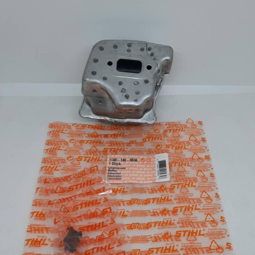 STIHL SILENZIATORE COMPLETO DI TAPPI PER MOTOSEGA MS 311 391 ORIGINALE