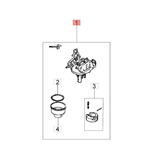 Carburatore per Motore EMAK K 800 K 700 Motozappa EFCO OLEOMAC Originale