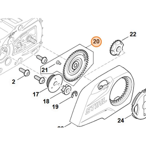 STIHL Disco Tendicatena Motosega MS 170 180 211 230 251 MSA 120 140 160 e altri