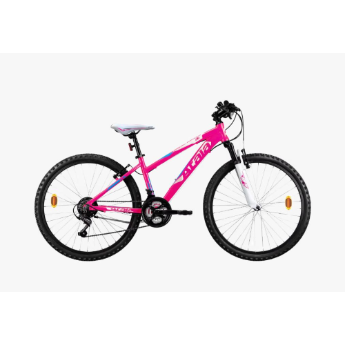 ATALA Bici 26 MTB RACE COMP 18 Velocità FUCSIA Senza freni a Disco Alluminio